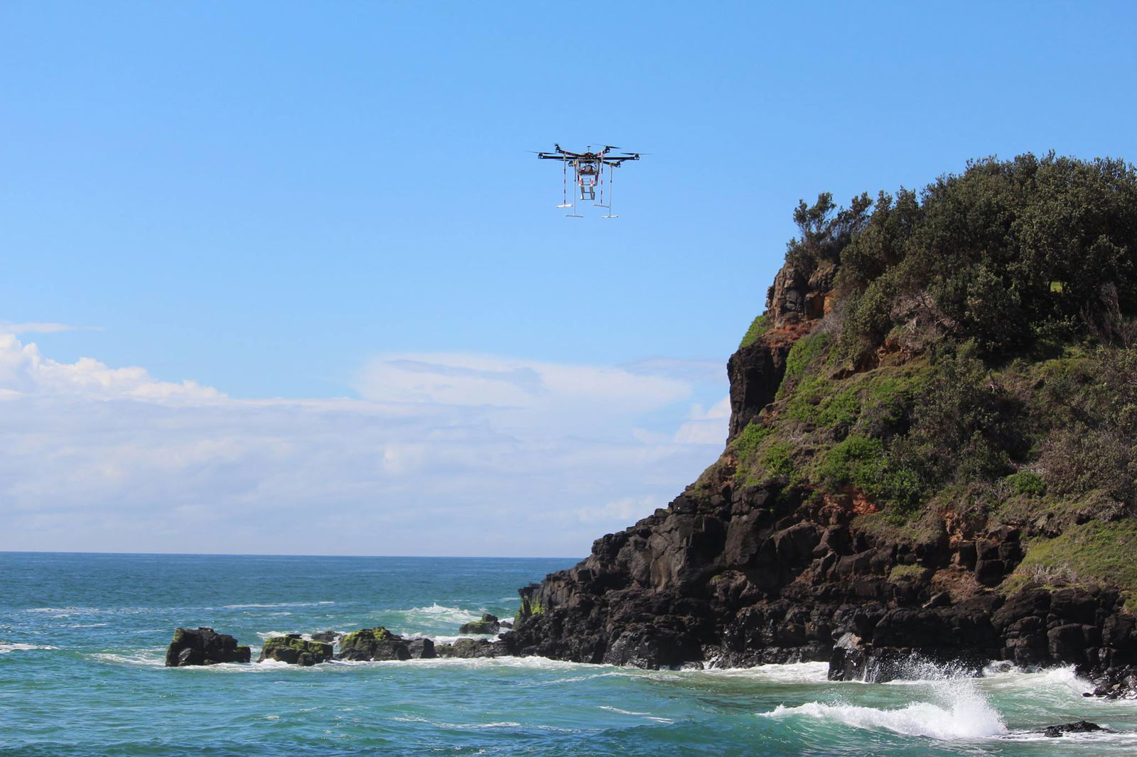 Drone scattering is a spectacular take on a standard scattering ceremony after cremation.